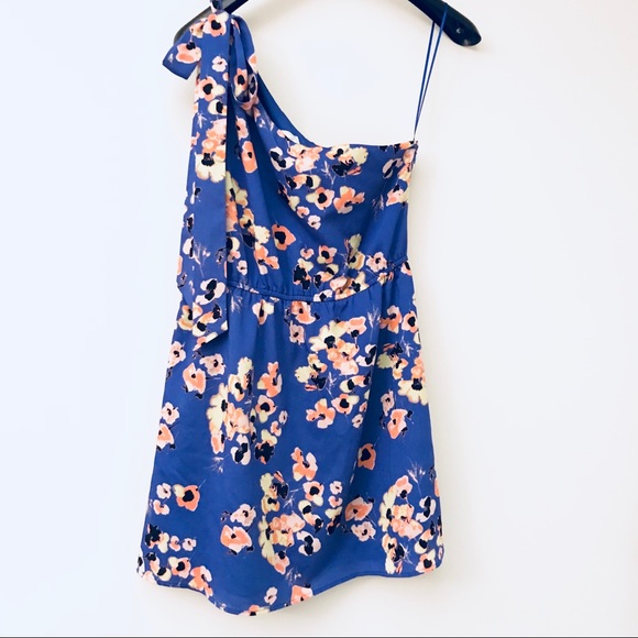 Mac + Jac breezy one-shoulder floral dress sz L - Picture 2 of 5
